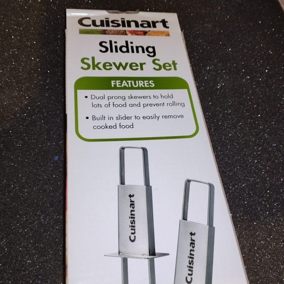 Cuisinart SLIDING DOUBLE SKEWER Keeps Food Steady PACK (SET OF 4) - Picture 8 of 8